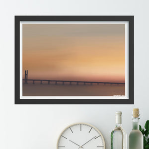 Severn Bridge, Chepstow, Wales Print