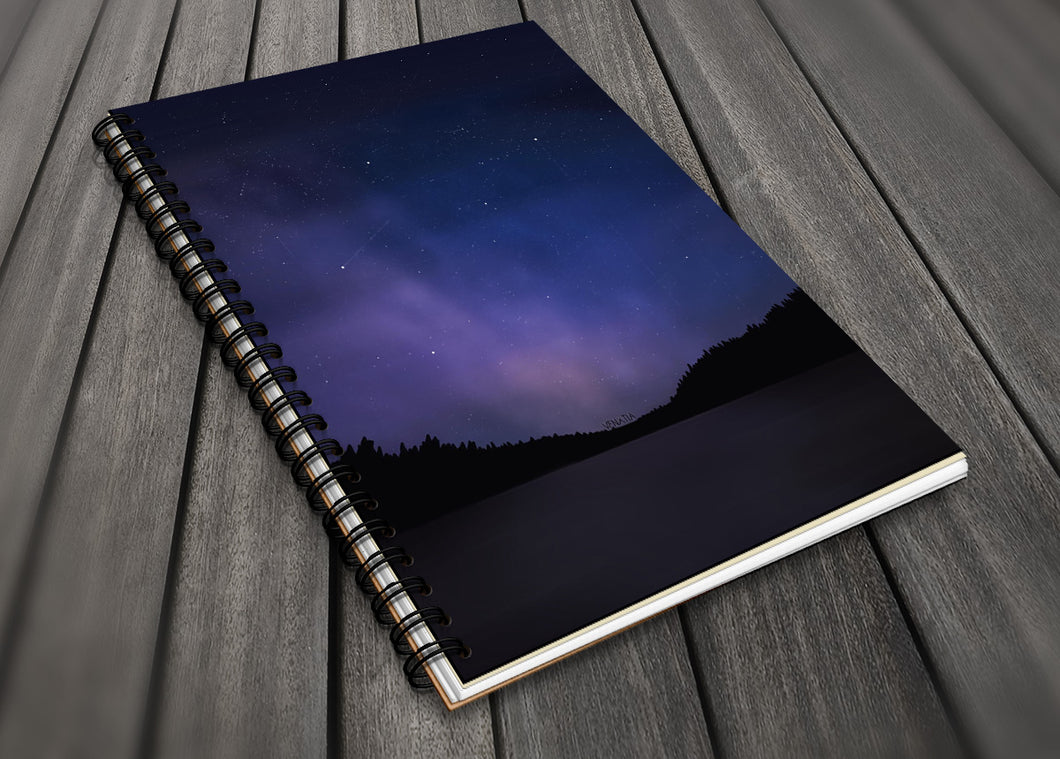 Endless Galaxies Spiral Notebook