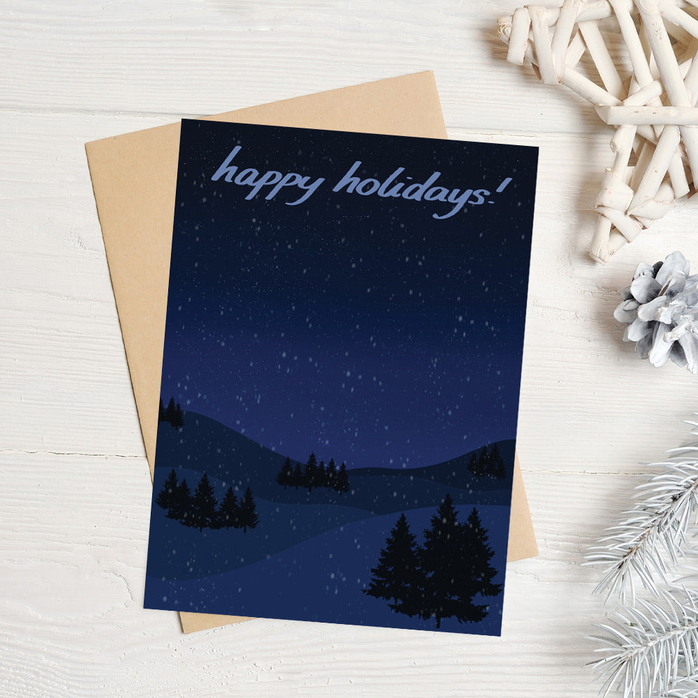Happy Holidays Christmas Card